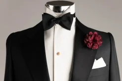 Life-Sized Burgundy Carnation Boutonnière Flower
