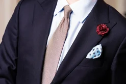 Life-Sized Burgundy Carnation Boutonnière Flower