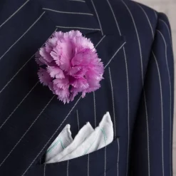 Life-Sized Pink Carnation Boutonnière Flower