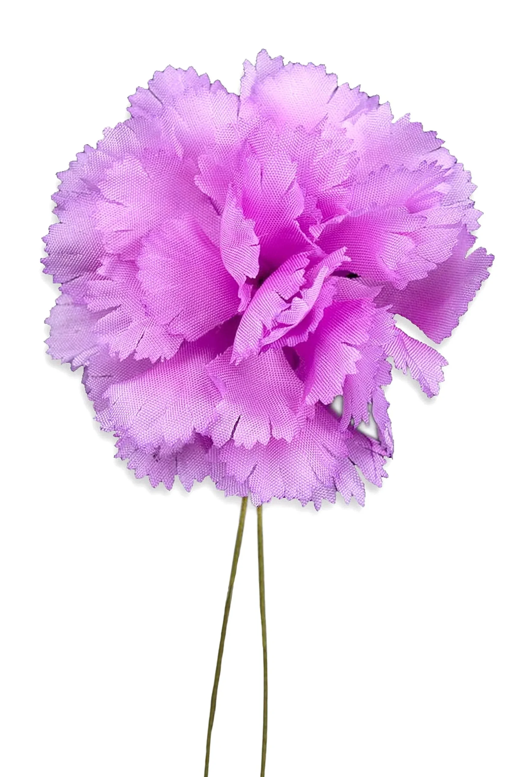 Life-Sized Pink Carnation Boutonnière Flower