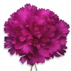 Life-Sized Purple Carnation Boutonnière Flower