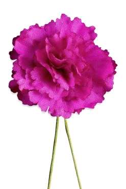 Life-Sized Purple Carnation Boutonnière Flower