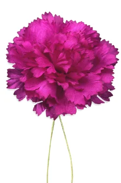 Life-Sized Purple Carnation Boutonnière Flower
