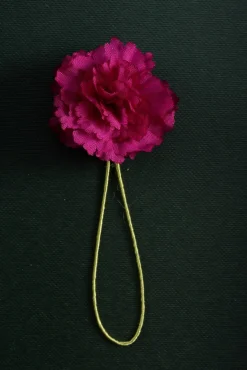 Life-Sized Purple Carnation Boutonnière Flower