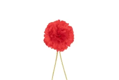 Life-Sized Tuxedo Red Carnation Boutonnière Flower