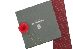 Life-Sized Tuxedo Red Carnation Boutonnière Flower