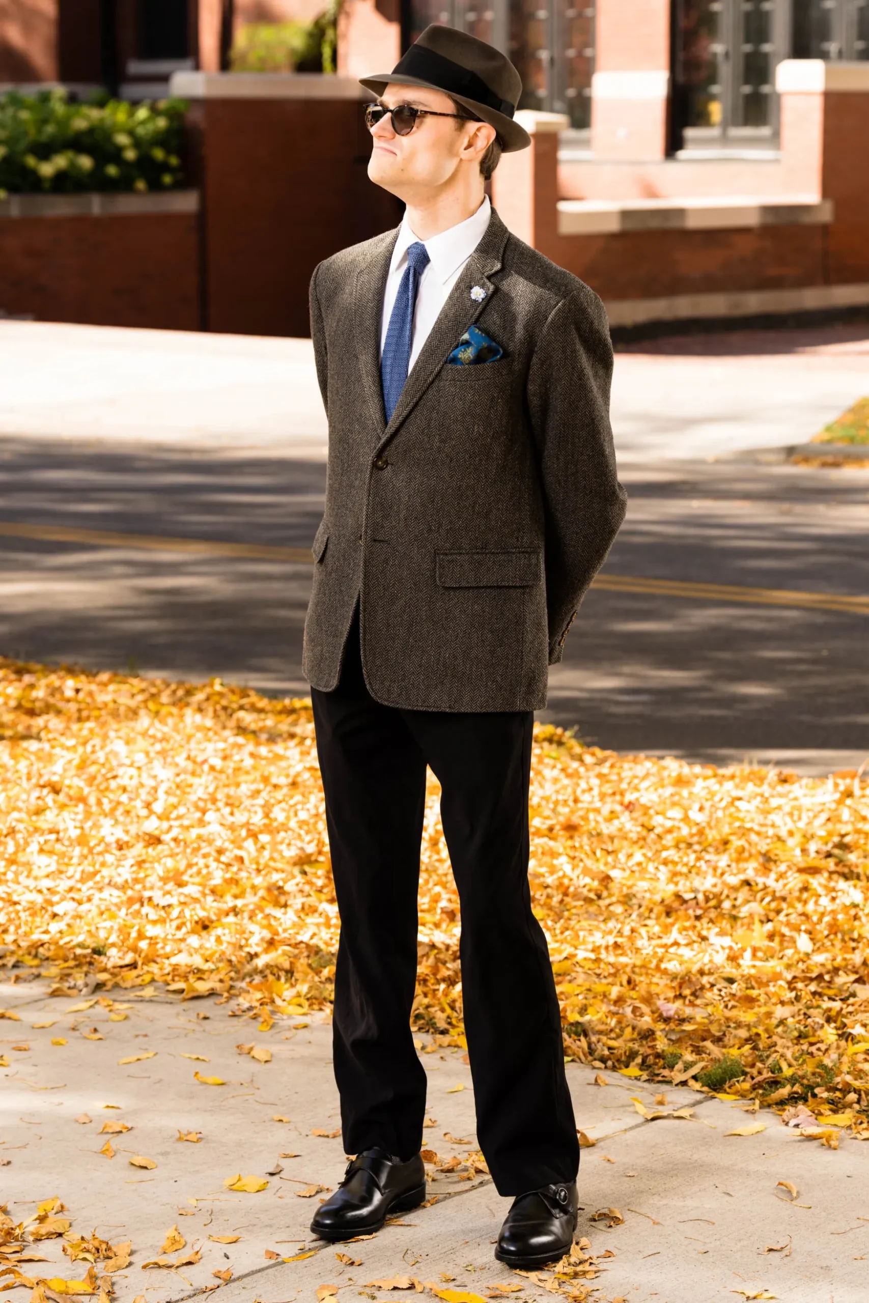 Light Blue Silk Knit Tie