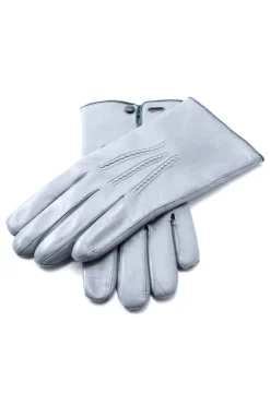 Light Gray Lamb Nappa Gloves