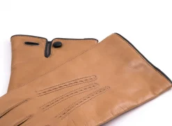 Light Tan Cashmere Lined Lamb Nappa Gloves