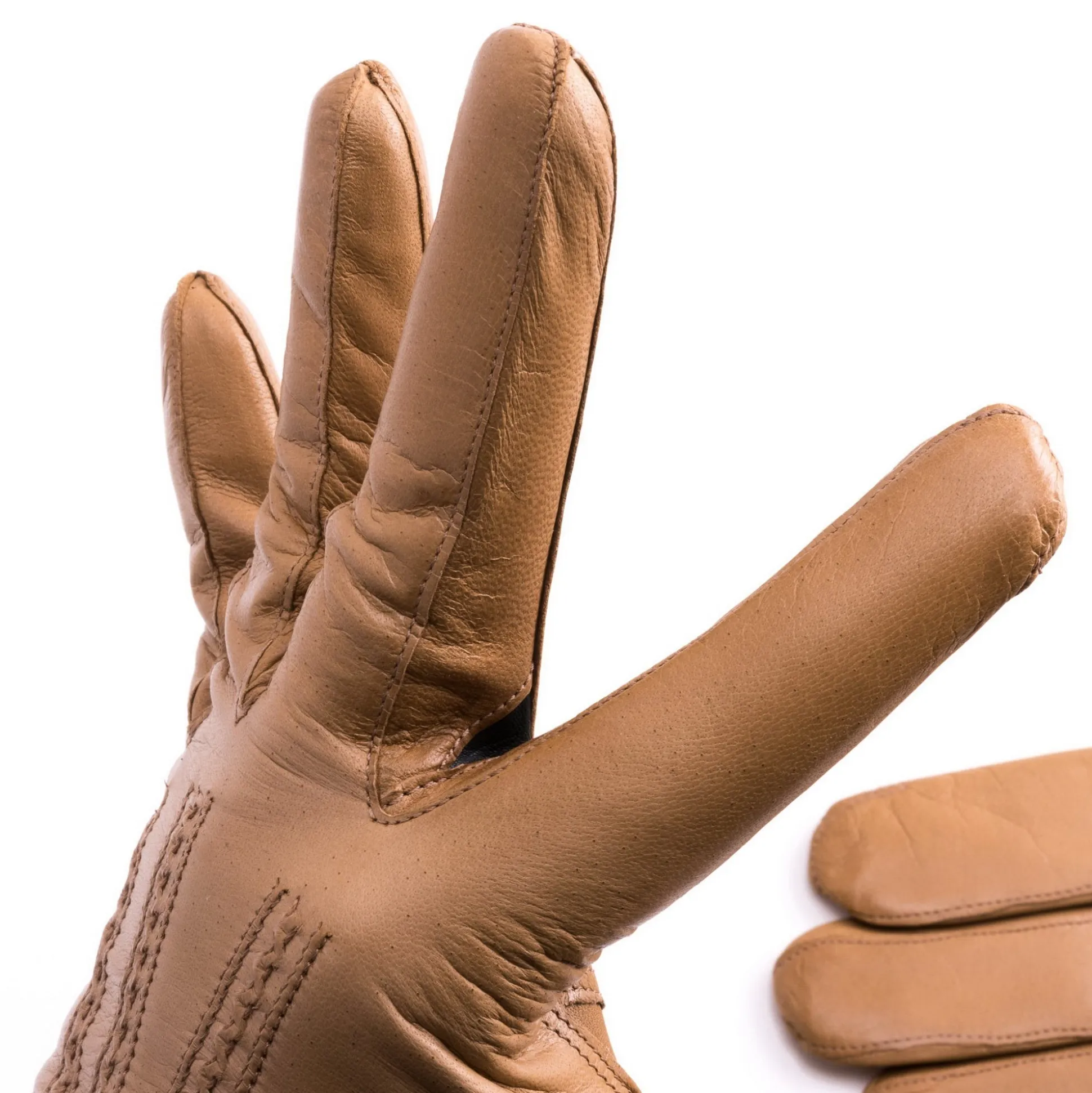 Light Tan Cashmere Lined Lamb Nappa Gloves