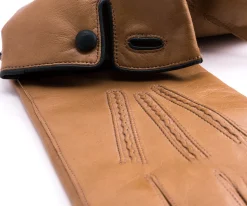 Light Tan Cashmere Lined Lamb Nappa Gloves
