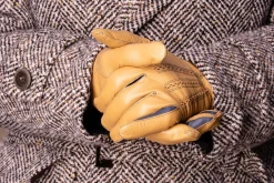 Light Tan Touchscreen Lamb Nappa Gloves
