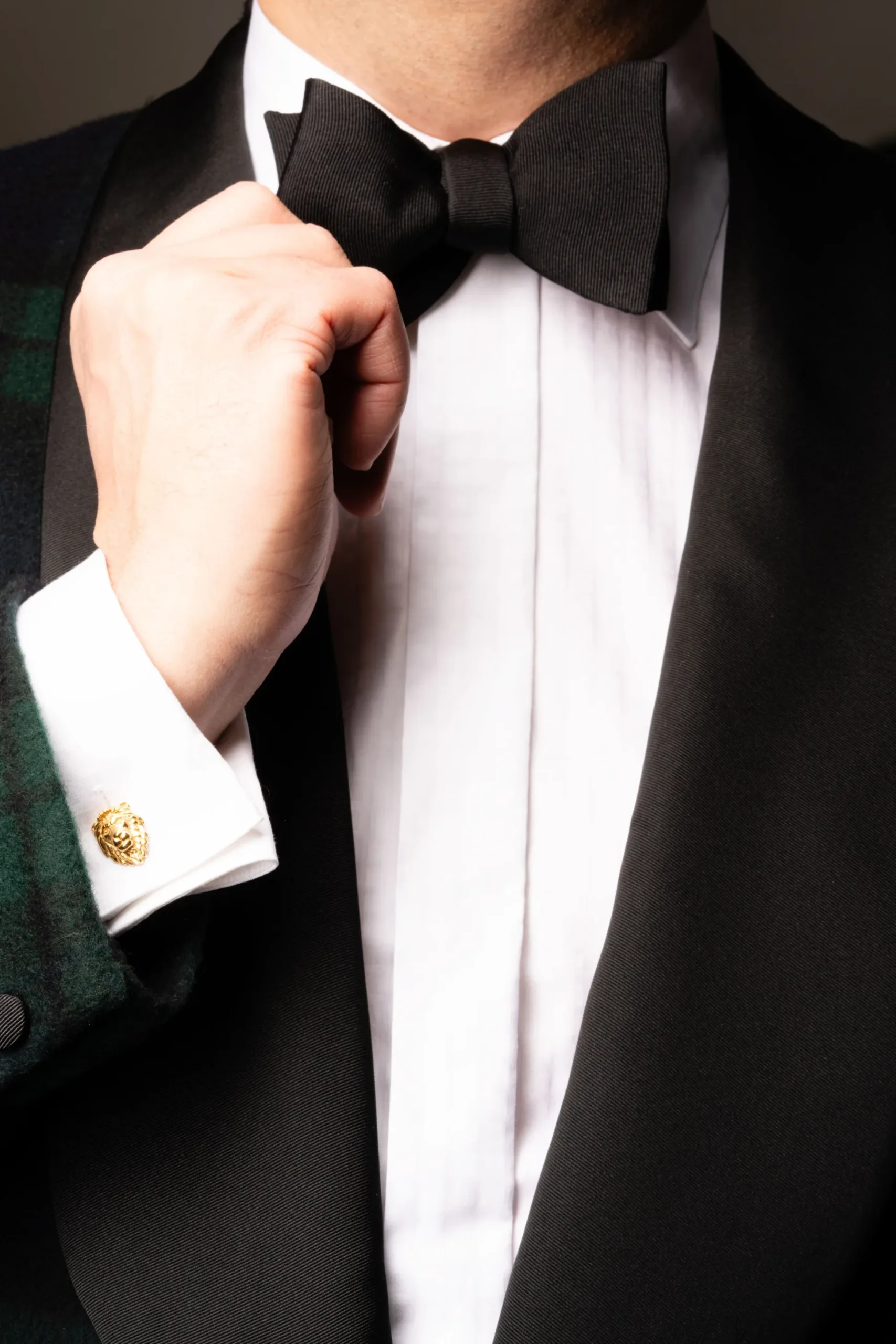 Lion & Gazelle Yellow Gold Vermeil Cufflinks