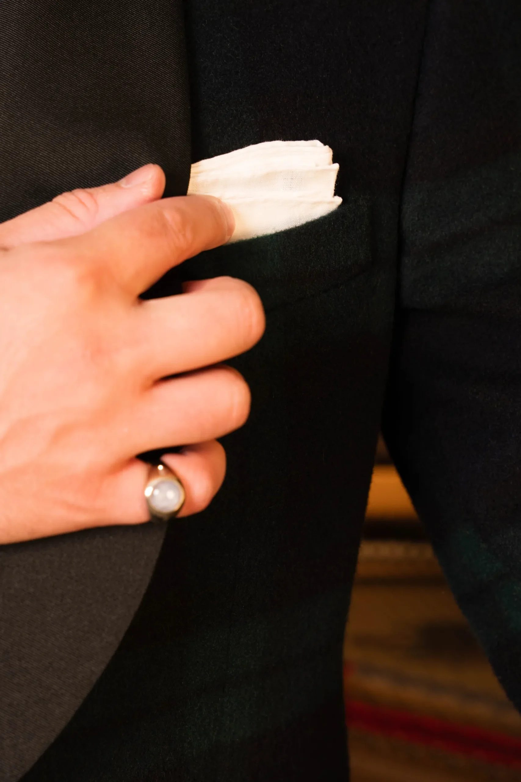 Luxury Black Tie Bundle with Platinum Accessories