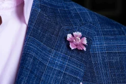 Magenta Mini Clove Boutonnière Flower