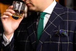 Malachite Green Silk Knit Tie