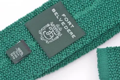 Malachite Green Silk Knit Tie