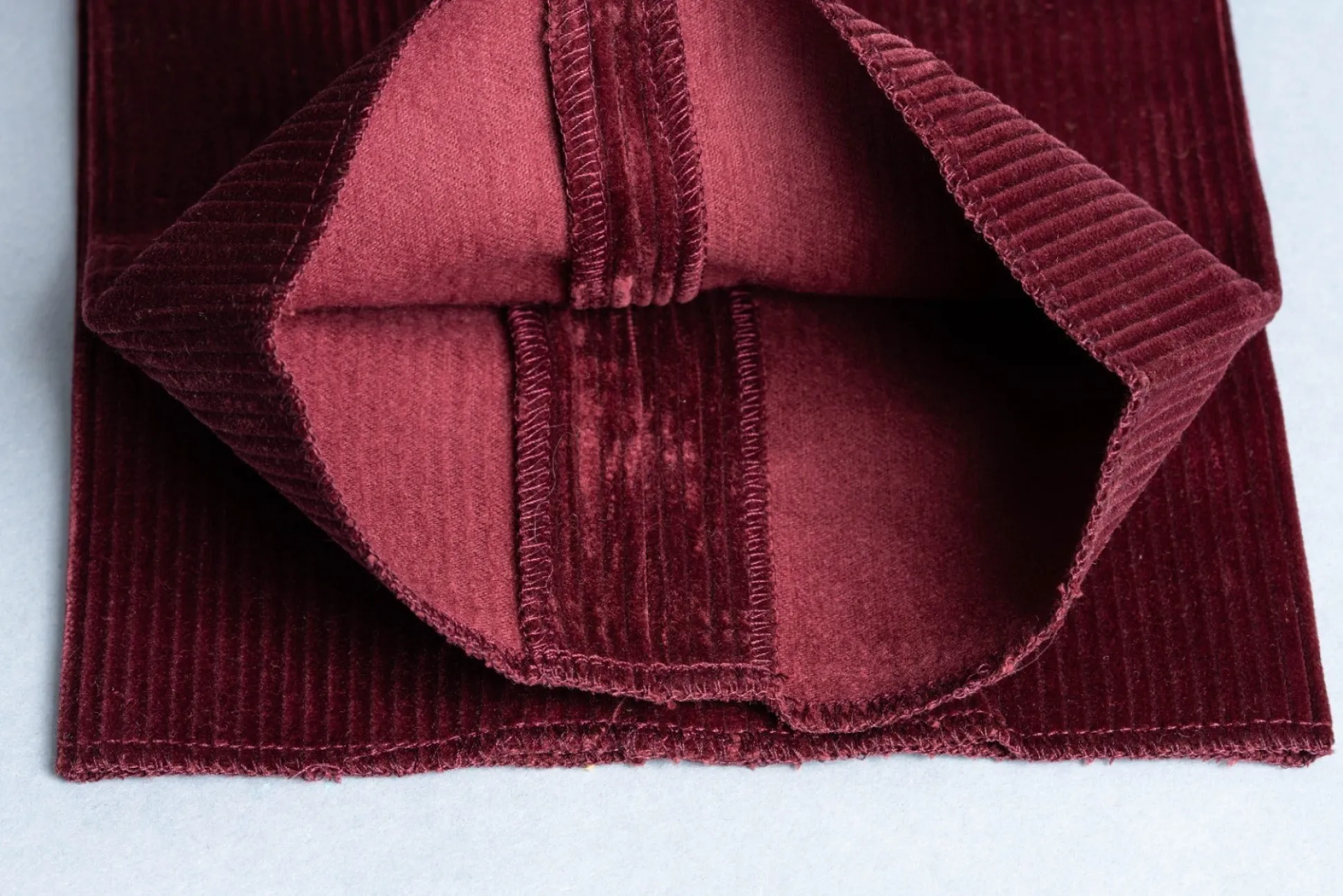 Maroon Stancliffe Corduroy Trousers