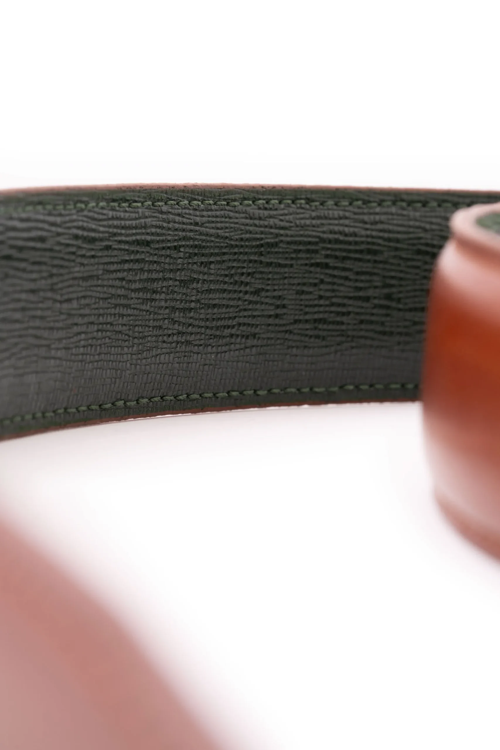 Medium Brown Vegetable Tanned Leather Belt