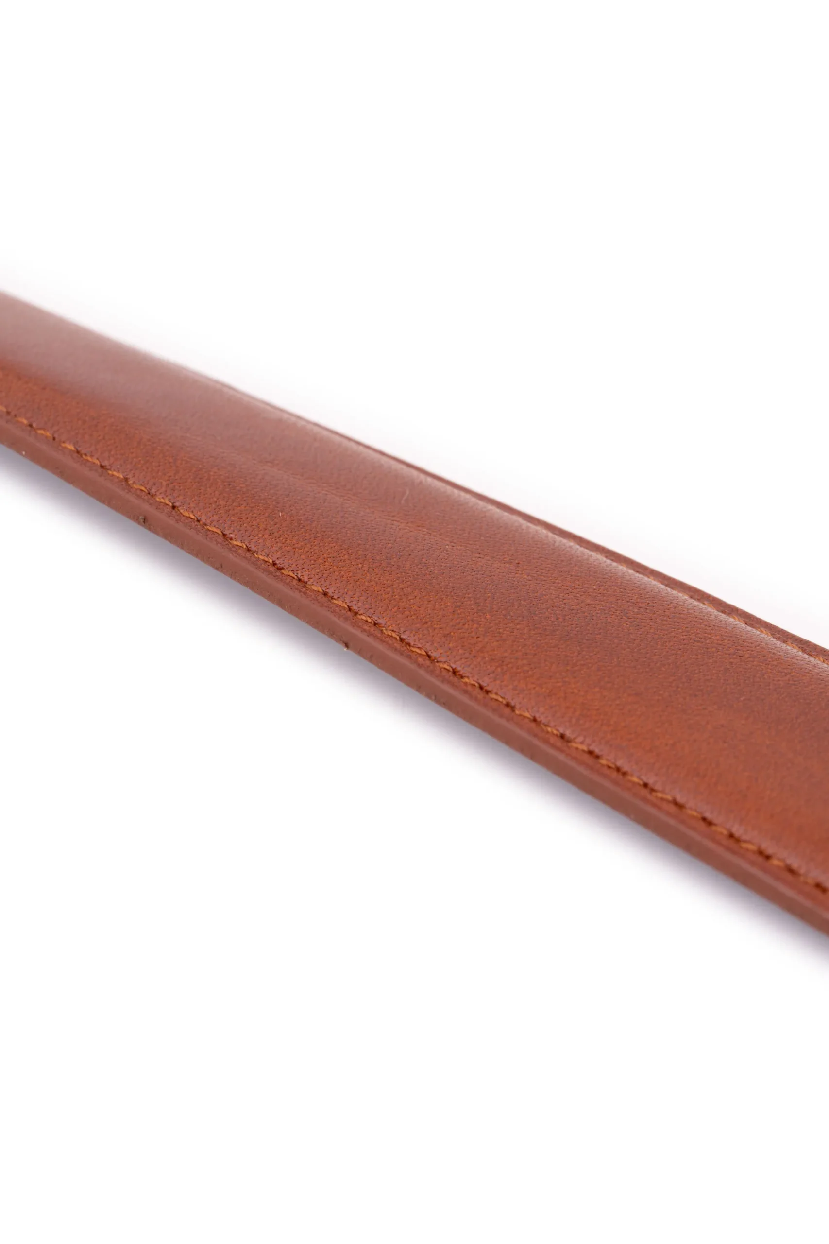Medium Brown Vegetable Tanned Leather Belt