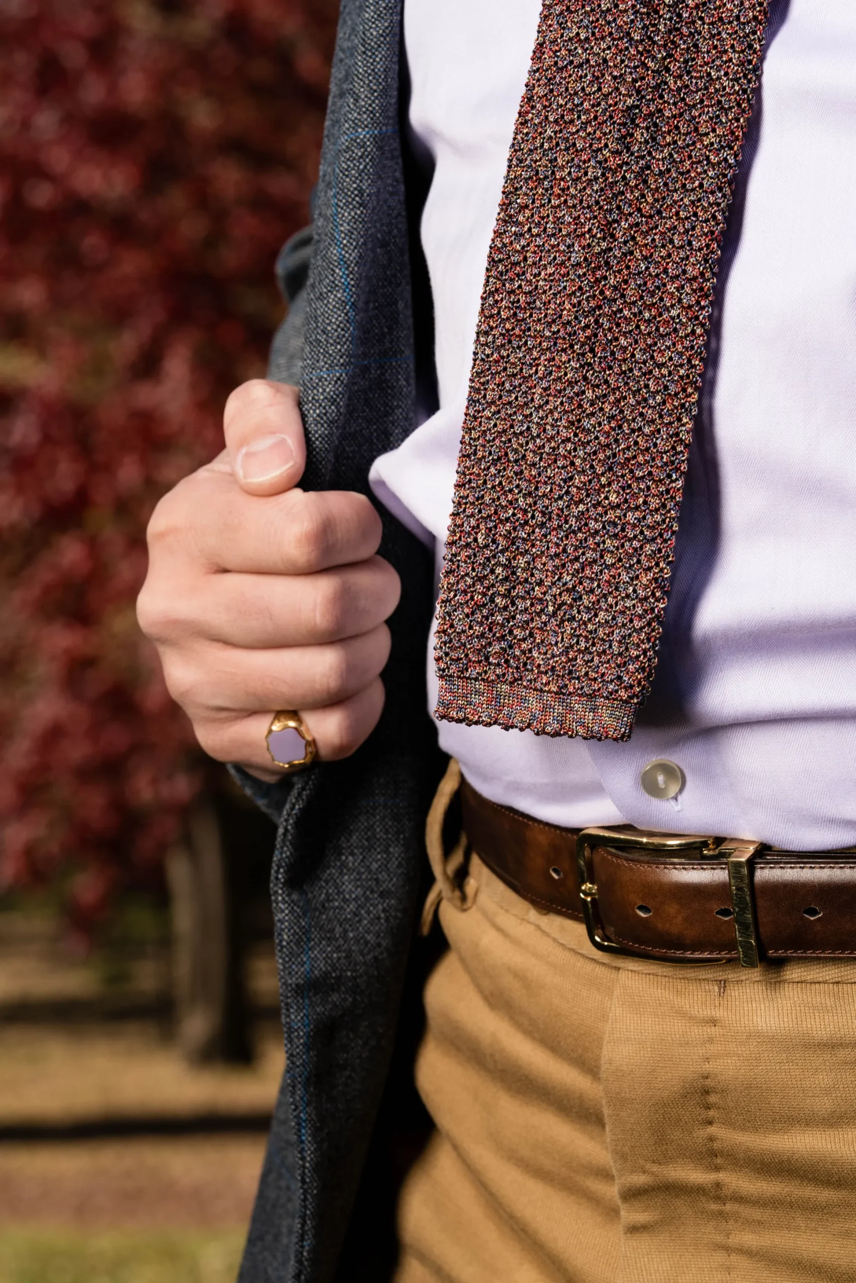 Melange Everything Silk Knit Tie