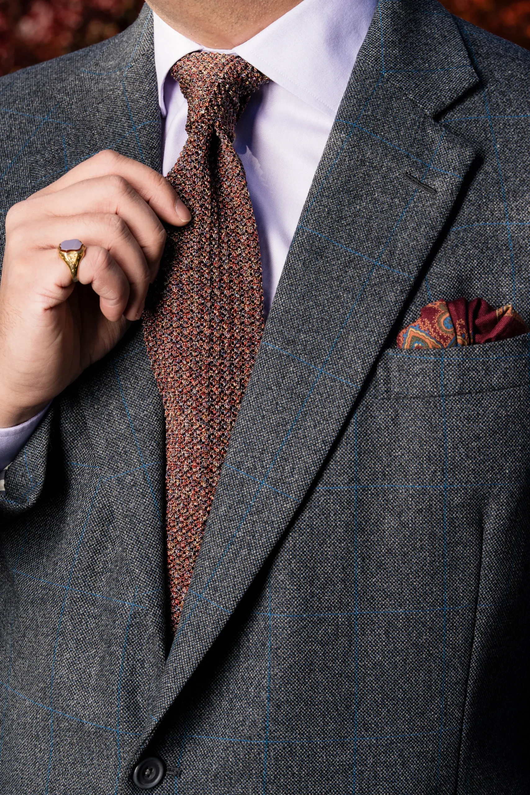 Melange Everything Silk Knit Tie