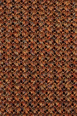 Melange Fall Orange Silk Knit Tie