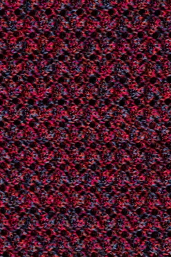 Melange Red Silk Knit Tie