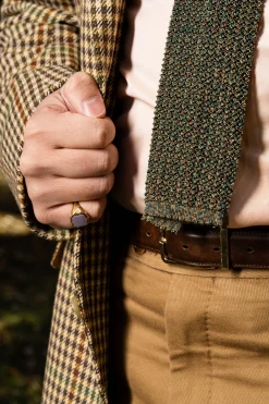 Melange Traditional Country Silk Knit Tie