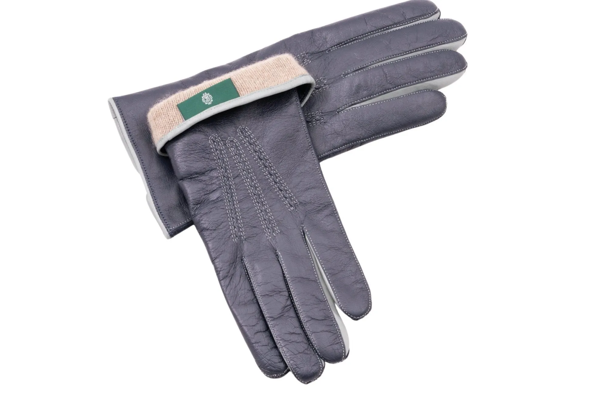 Midnight Blue Touchscreen Lamb Nappa Gloves