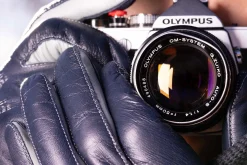 Midnight Blue Touchscreen Lamb Nappa Gloves