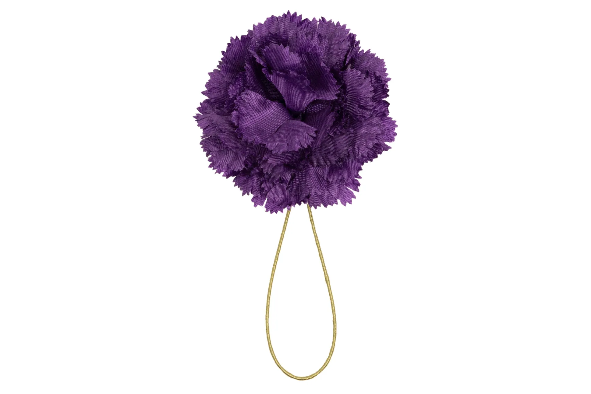 Mini Dark Purple Carnation Boutonnière Flower