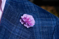 Mini Pale Pink Carnation Boutonnière Flower
