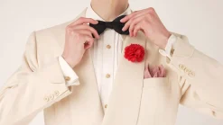 Monkey Fist Knot Rose Gold Vermeil Shirt Studs