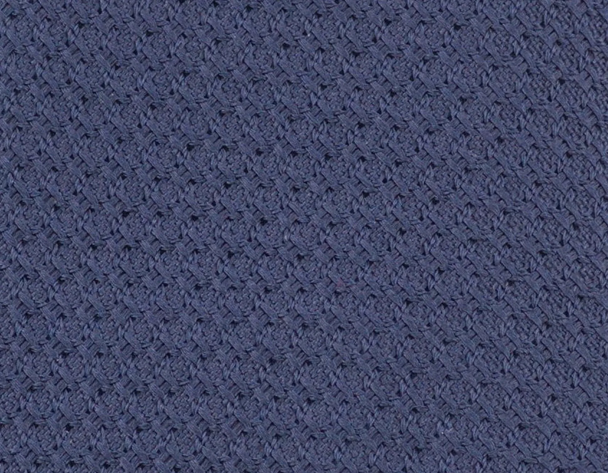 Navy Blue Grenadine Silk Tie