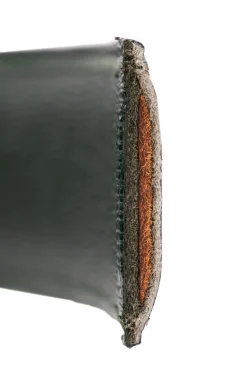 Navy Blue Museum Calf Leather Belt