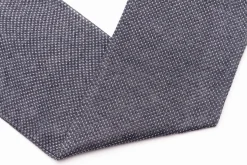 Navy Blue & White Two-Tone Solid Socks