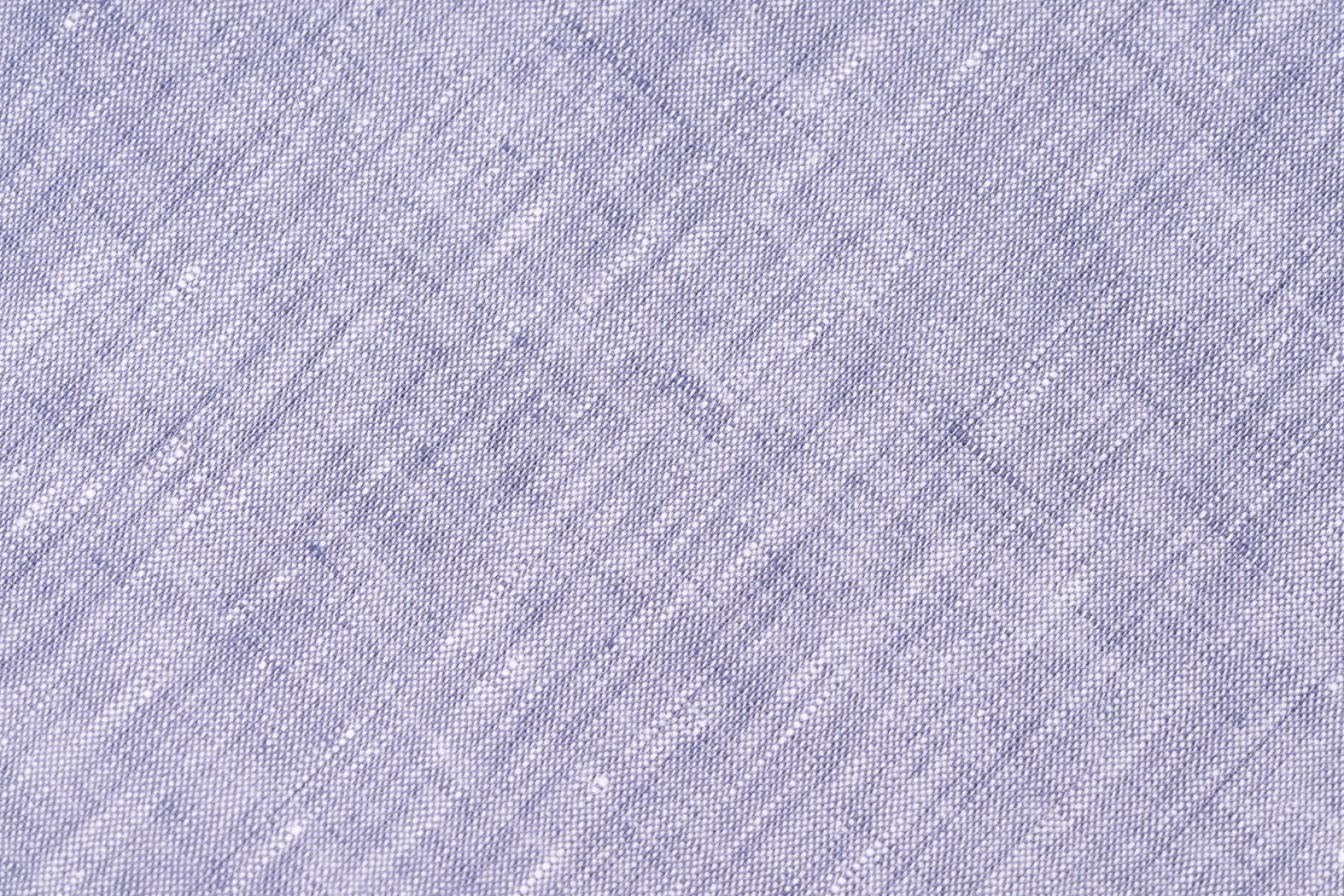 Navy Blue X-Stitch Edge Pale Blue Linen Pocket Square