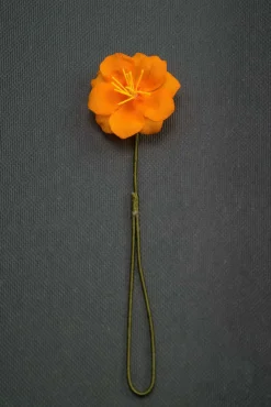 Orange Exotic Caribbean Boutonnière Flower