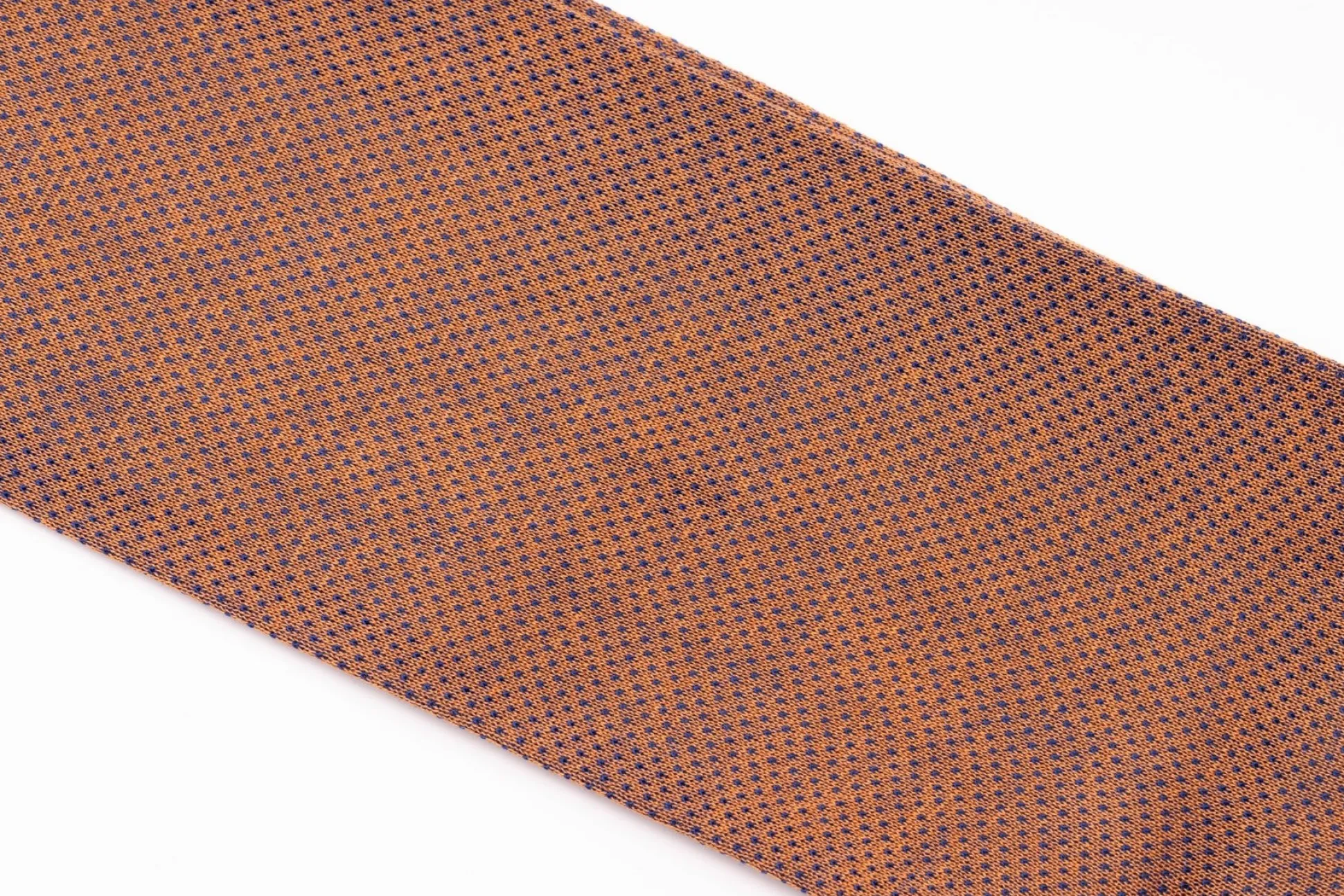 Orange & Navy Blue Two-Tone Cotton Socks