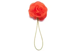 Orange Red Spray Rose Boutonnière Flower