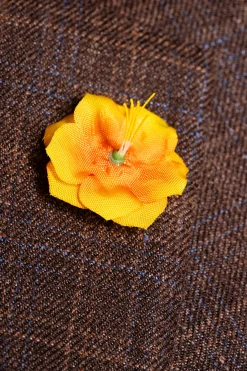Orange Yellow Exotic Caribbean Boutonnière Flower