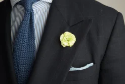 Oscar Wilde Pale Green Mini Carnation Boutonnière Flower
