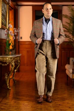 Pale Taupe Stancliffe Corduroy Trousers