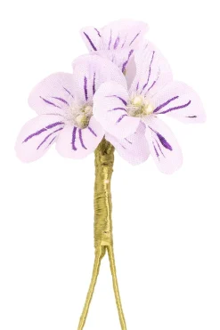 Pale Violet Triple Wood Sorrel Boutonnière Flower