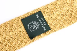Pale Yellow Silk Knit Tie