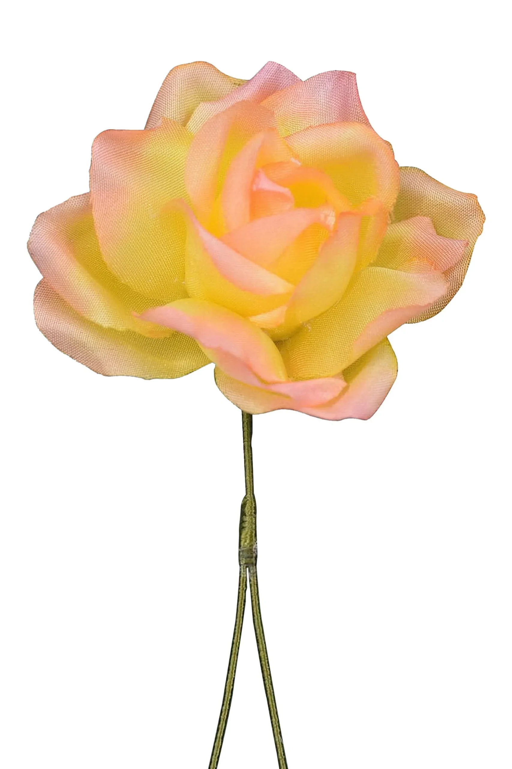Peach Spray Rose Boutonnière Flower