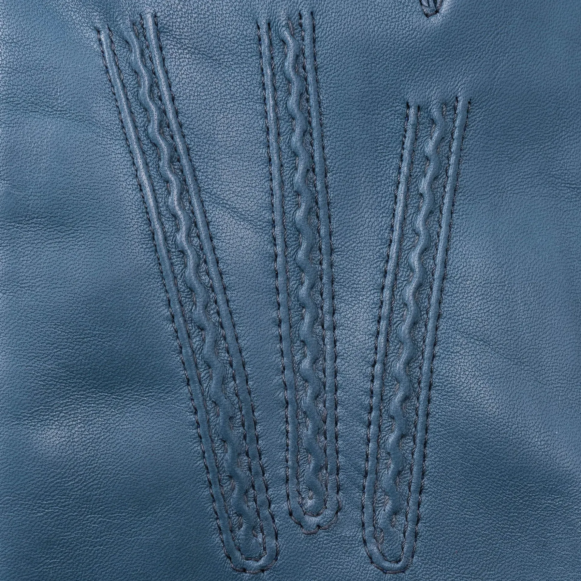 Petrol Blue Lamb Nappa Leather Gloves