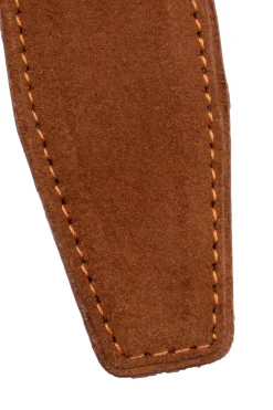 Polo Brown Suede Calf Leather Belt