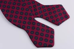 Red Ancient Madder Silk Neats Micropattern Bow Tie